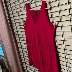 Hot pink tank, size 2, torrid